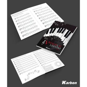 Kajdanka tvrdi uvez A4 Karbon 96L - Slika 2