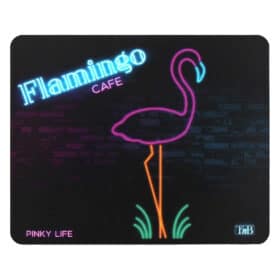 Podloga za miš T'nb NEON Flamingo