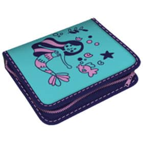Pernica Sirena puna 1 zip 2 preklopa 1B Connect tirkiz-lila