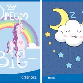 Crtančica Bilježnica KARBON MIX CURE P 20 / 160