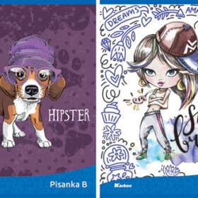 Pisanka B Karbon bilježnica mix cure P 20/160