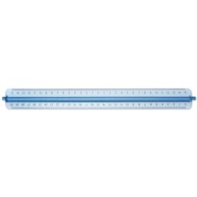 Ravnalo Arda dvostrano PVC 30cm s drškom
