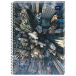 Blok kolegij A4 karo 160L perforacija+4rupe rub u boji Interdruk - Slika 2