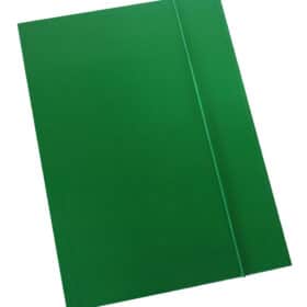 Fascikl kartonski/lak s gumicom 600gr OPTIMA zeleni