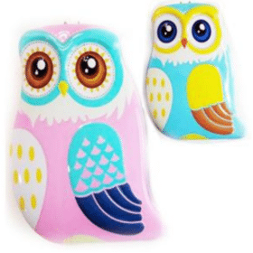 Dječja kasica - Sova metalna s lokotom- 16x12x7 cm