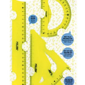 Geometrijski set veliki MILAN fleksibilan i otporan na savijanje - razne boje