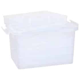 Kutija pp s kopčama i ručkom+ladice Primo 819VS prozirna