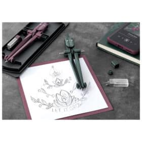 Šestar s preciznim podešavanjem+mine Stream Faber Castell - više opcija boja