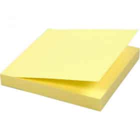 Samoljepljivi blok žuti 75x75mm - 100 listova