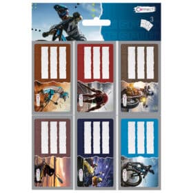 Etikete školske 6/1x3+raspored sati-dječaci - Connect