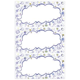 Etikete školske papir oblaci – Herlitz