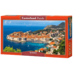 Castorland Puzzle Dubrovnik 4000 dijelova - detaljna ilustracija gradskih zidina, baroknih crkava i jadranske obale