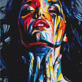 slikanje po brojevima 40x30 beauty is in details, sa drvenim okvirom i setom za slikanje