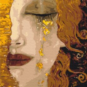 Zlatne suze Klimt Set za slikanje po brojevima 50 x 40 cm