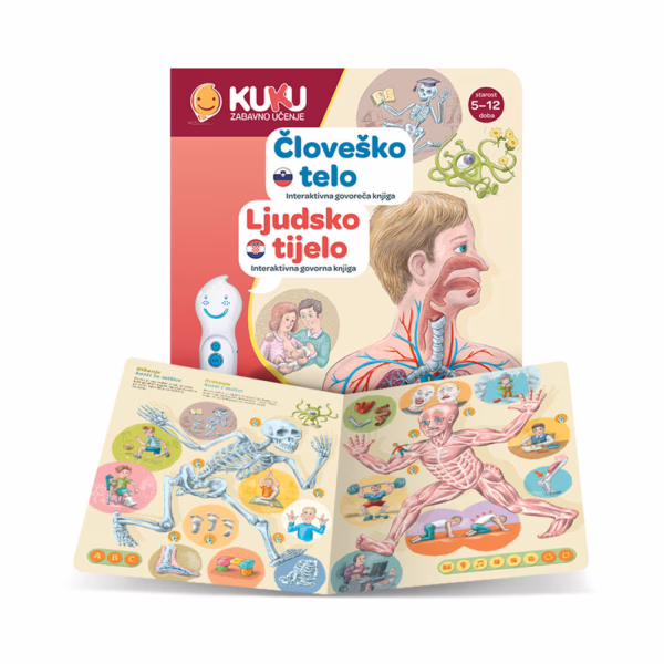 interaktivna knjiga kuku ljudsko tijelo (bez olovke)
