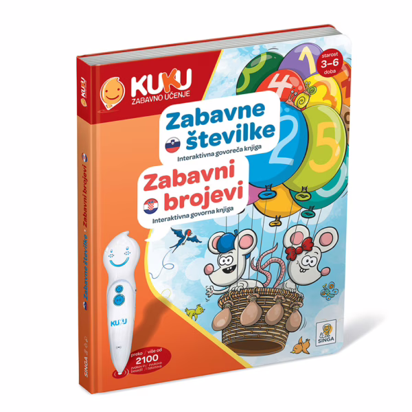 interaktivna knjiga kuku zabavni brojevi (bez olovke)