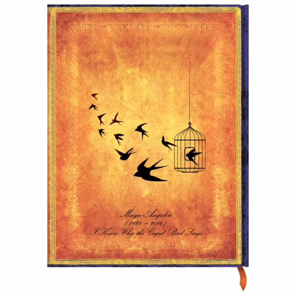 Notes 18x23 cm-ultra crte 72L magnet Angelou, I Know Why the Caged Bird Sings Paperblanks