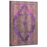 Notes Ljubičasti 13x18 cm-midi crte 72L s gumicom