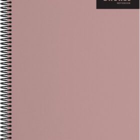 BRONZE SPIRALNA BILJEŽNICA A4 CRTE ljubičasta