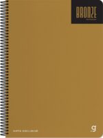 BRONZE SPIRALNA BILJEŽNICA A4 CRTE