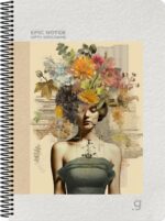EPIC NOTES SPIRALNA BILJEŽNICA A4 CRTE