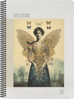 EPIC NOTES SPIRALNA BILJEŽNICA A4 CRTE