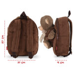 Ruksak mini s odvojivim plišancem Tommy Bear Perletti