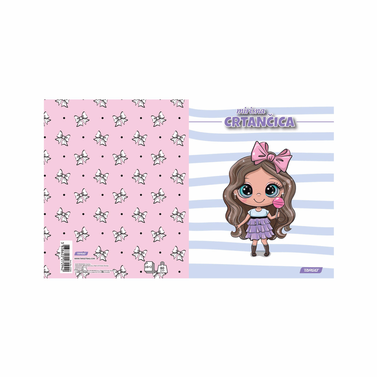 TARGET bilježnica crtančica mirisna 27294