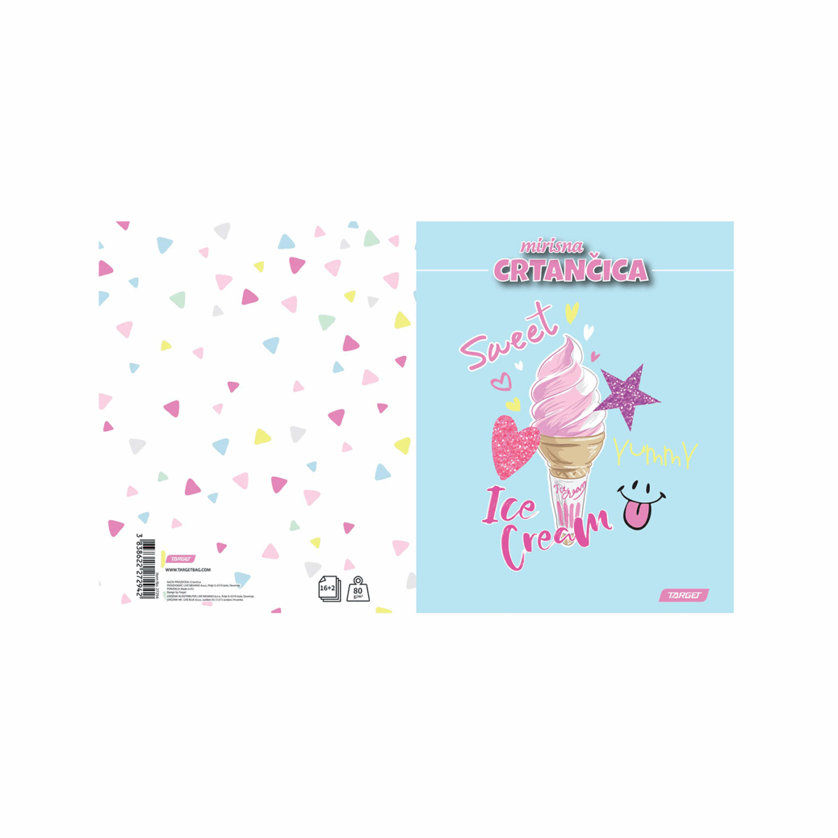 TARGET bilježnica crtančica mirisna 27294