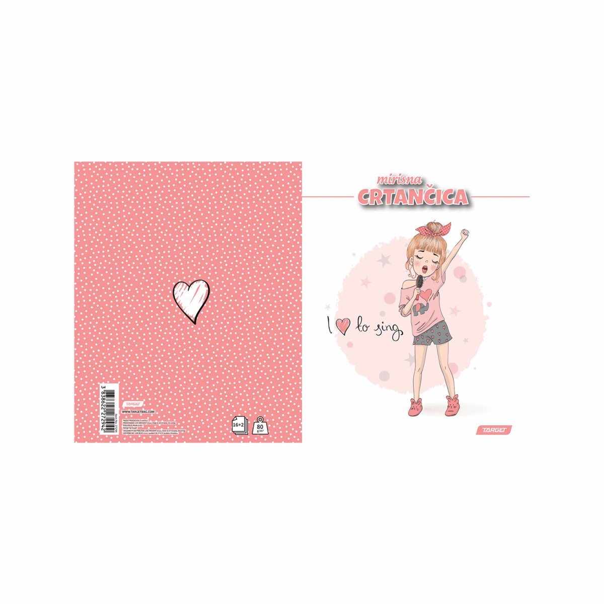 TARGET bilježnica crtančica mirisna 27294