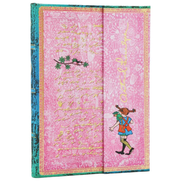 Notes 12,5x18cm-midi crte 72L magnet Pippi Longstocking Paperblanks