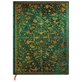 Notes 12x18cm-midi crte 72L s gumicom Emerald Flower Paperblanks