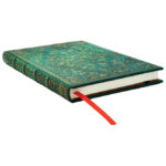 Notes 12x18cm-midi crte 72L s gumicom Emerald Flower Paperblanks