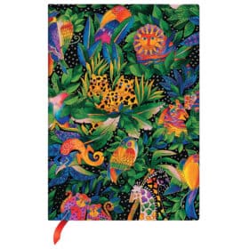 Notes 13x18 cm-midi crte 88L bez zatvaranja Jungle Song Flexis Paperblanks