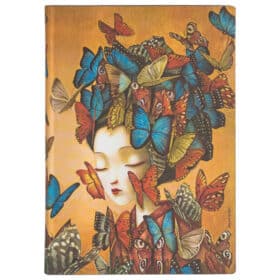 Notes 13x18 cm-midi crte 88L bez zatvaranja Madame Butterfly Flexis Paperblanks