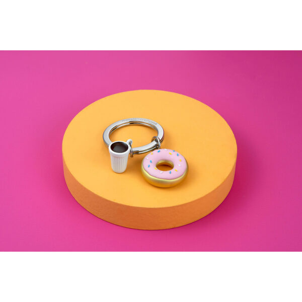 Privjesak za ključeve Donut With Coffee Cup