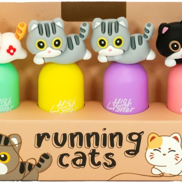 RUNNING CAT KOMPLET FLUOMARKERA 1/6