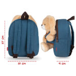 Ruksak mini s odvojivim plišancem Bob Bunny Perletti