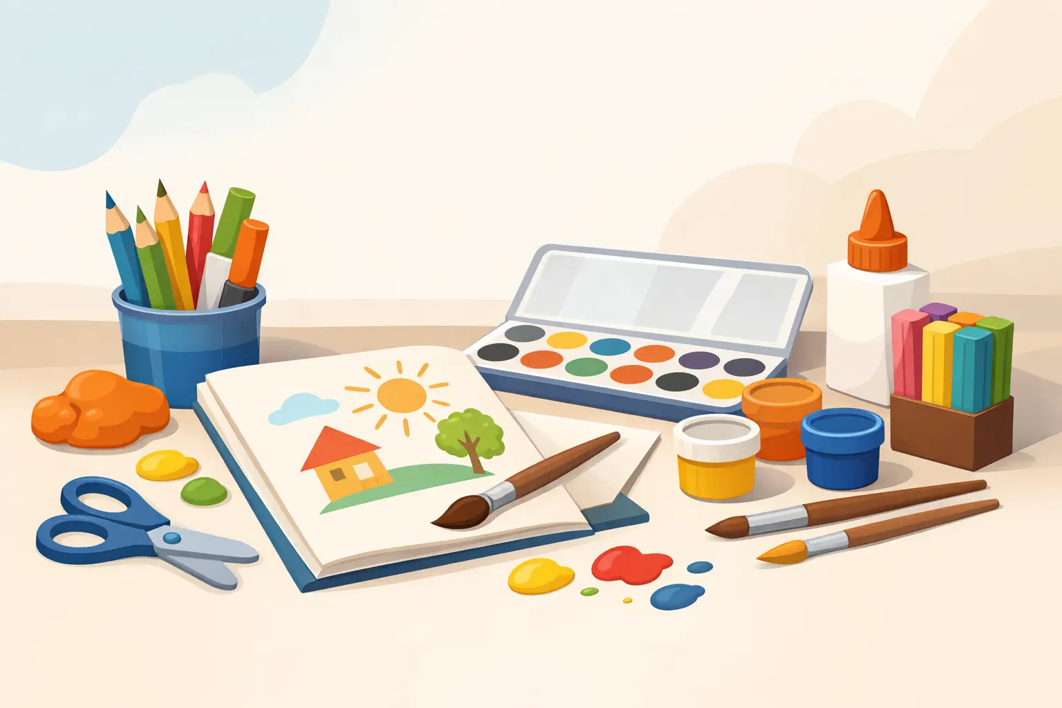 Likovni pribor za djecu koji se stvarno koristi