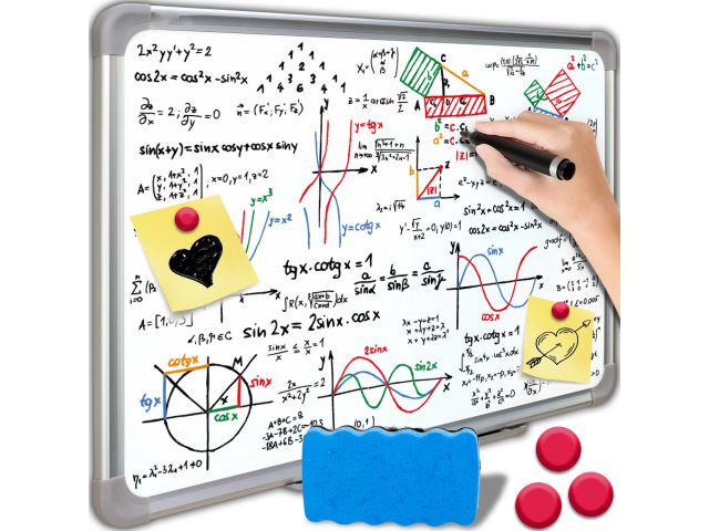 Magnetna Bijela Ploča 60x45 Sa Priborom bijela magnetna ploča 60x45 - Slika 1